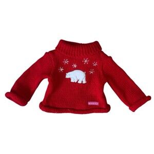 American Girl Doll Polar Bear Sweater Store Exclusive 2011